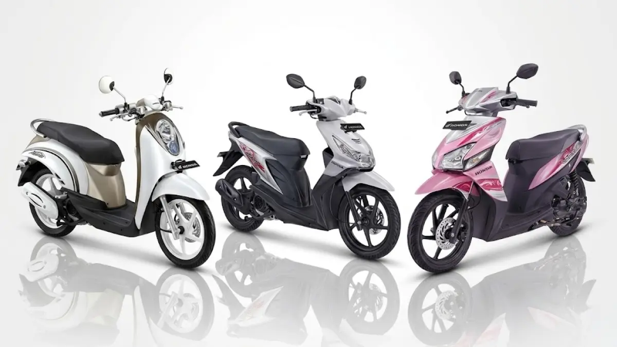 Deretan motor murah. 