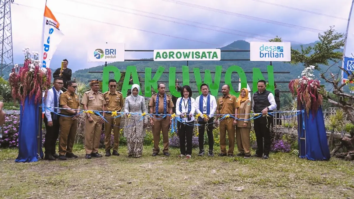 DESA BRILIAN: Desa Pajambon di Kabupaten Kuningan, Jawa Barat, berhasil mengoptimalkan sektor pertanian, peternakan dan pariwisata.