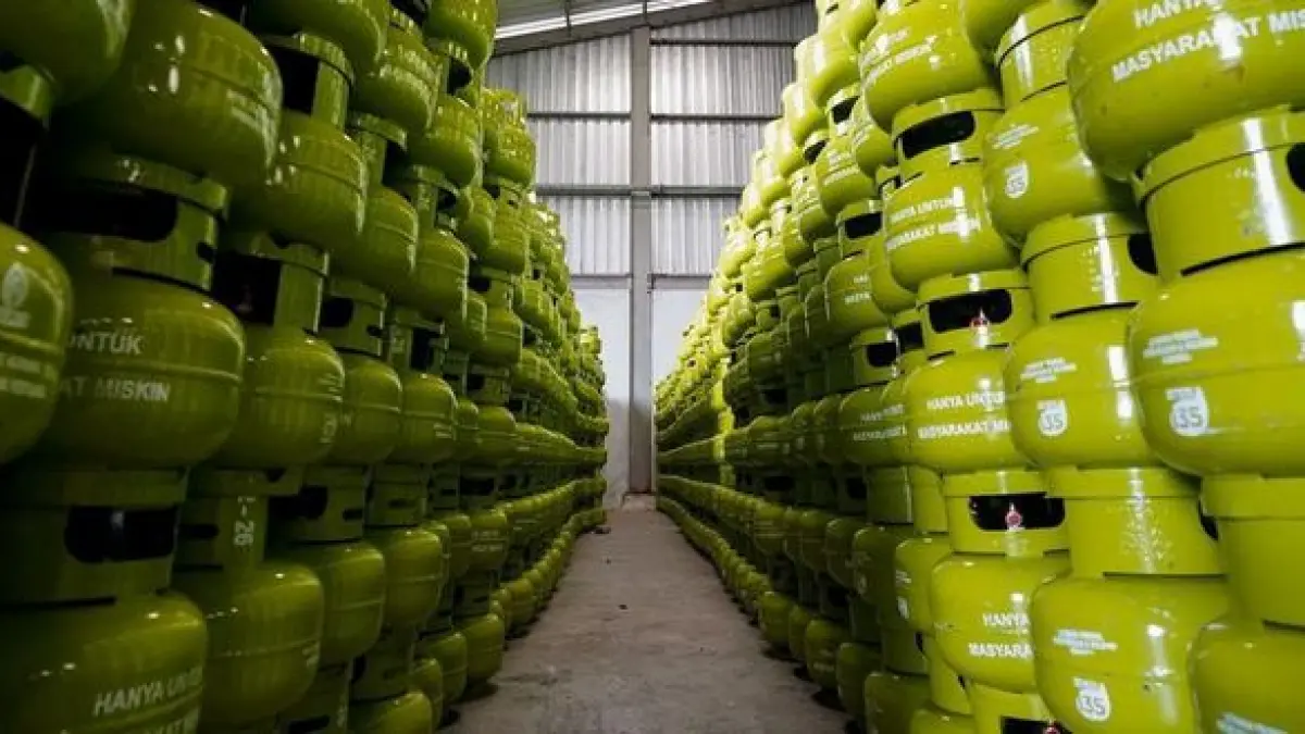 Stok gas LPG 3Kg