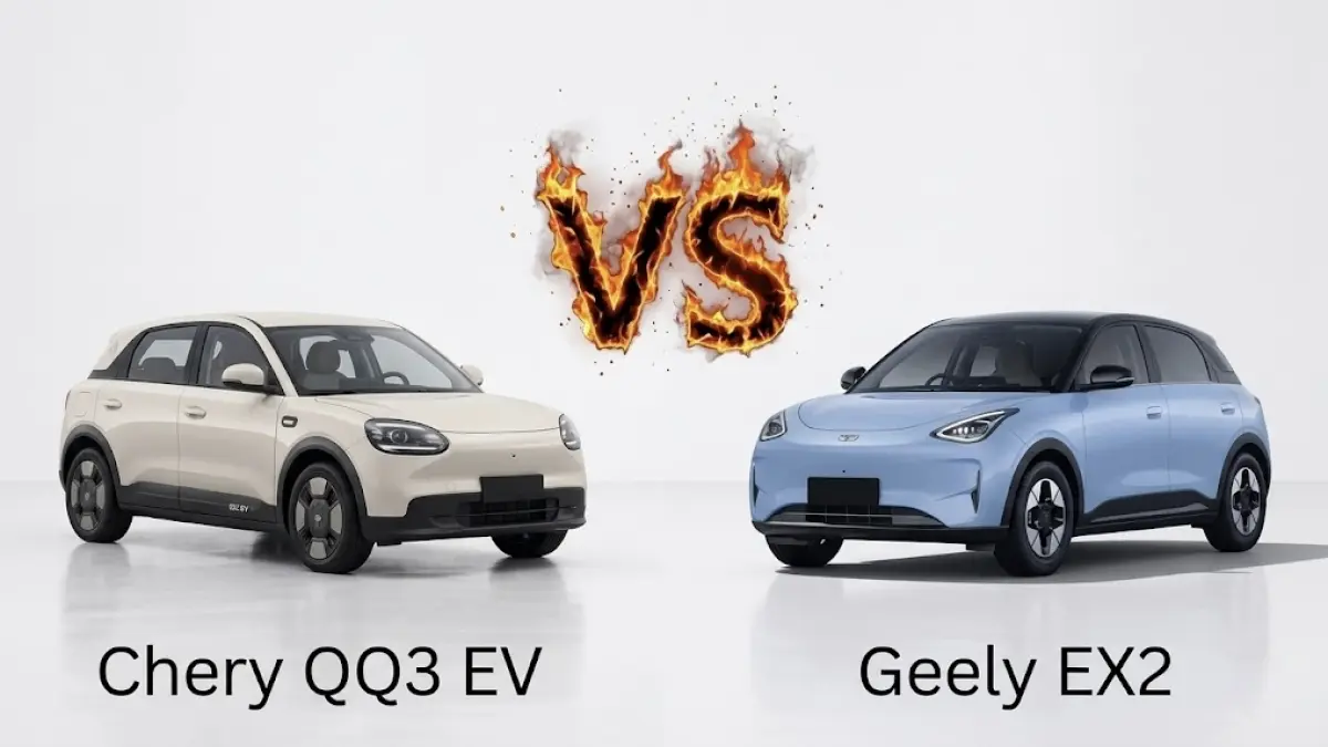 Chery QQ3 EV Vs Geely EX2