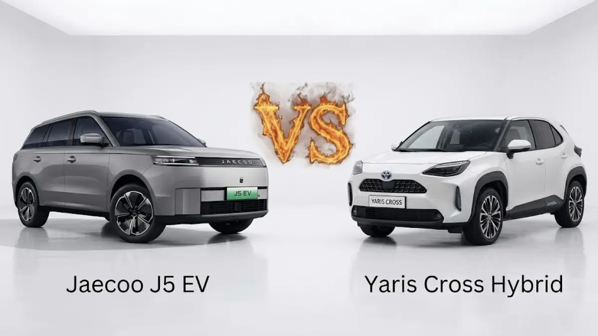 Jaecoo J5 EV vs Toyota Yaris Cross Hybrid