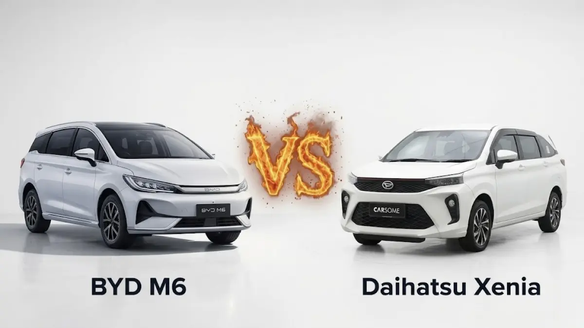 Biaya Harian BYD M6 vs Daihatsu Xenia