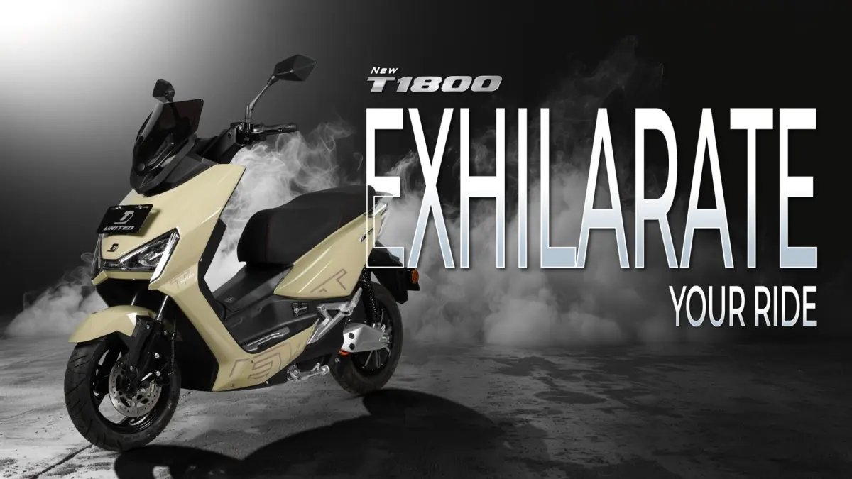 Salah satu model motor listrik dari United T1800