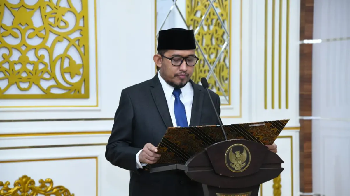 BERWIBAWA: Bupati Sumenep Achmad Fauzi Wongsojudo.