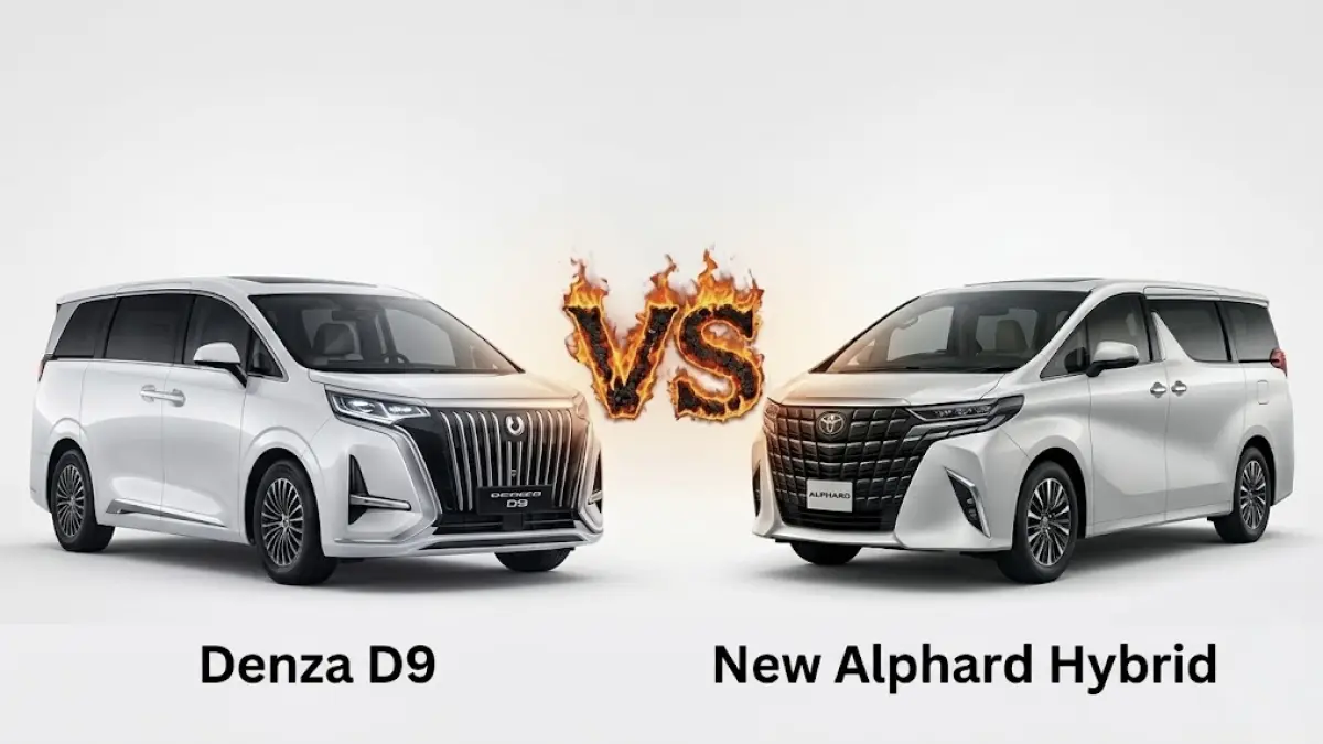 Denza D9 Vs New Alphard Hybrid