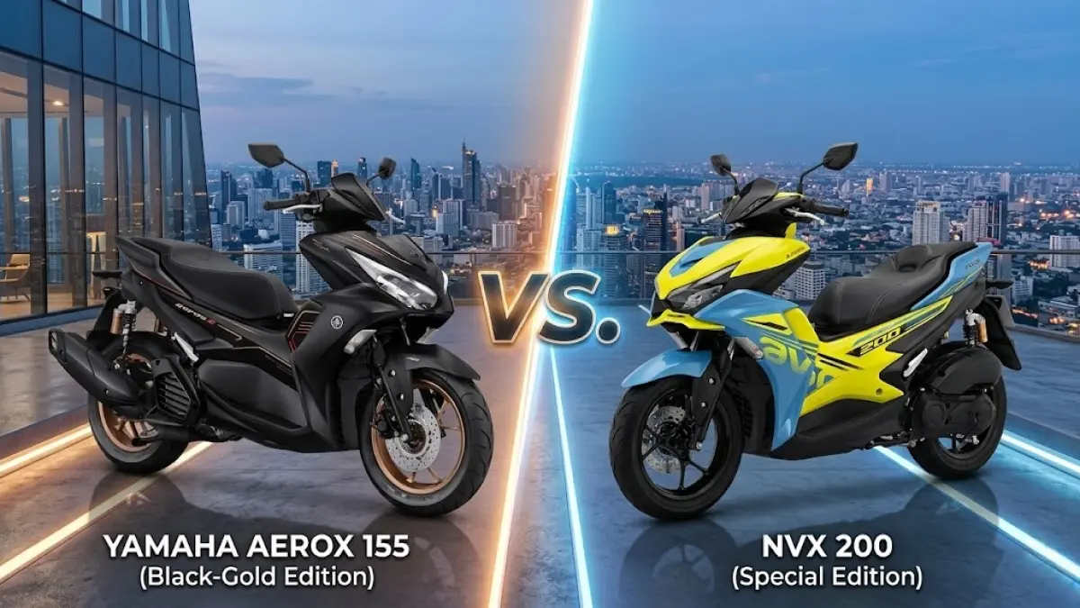 Aveta Nova 200 2026 vs  Yamaha Aerox 2026