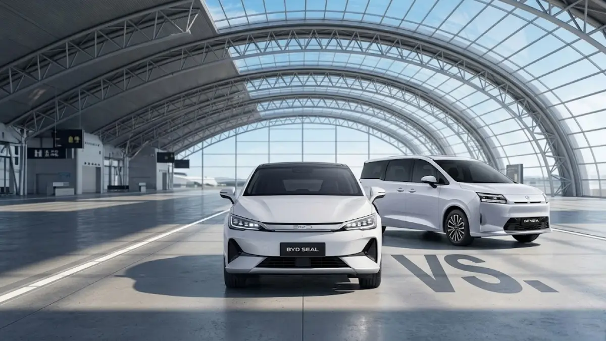 Wuling Darion EV vs  BYD M6