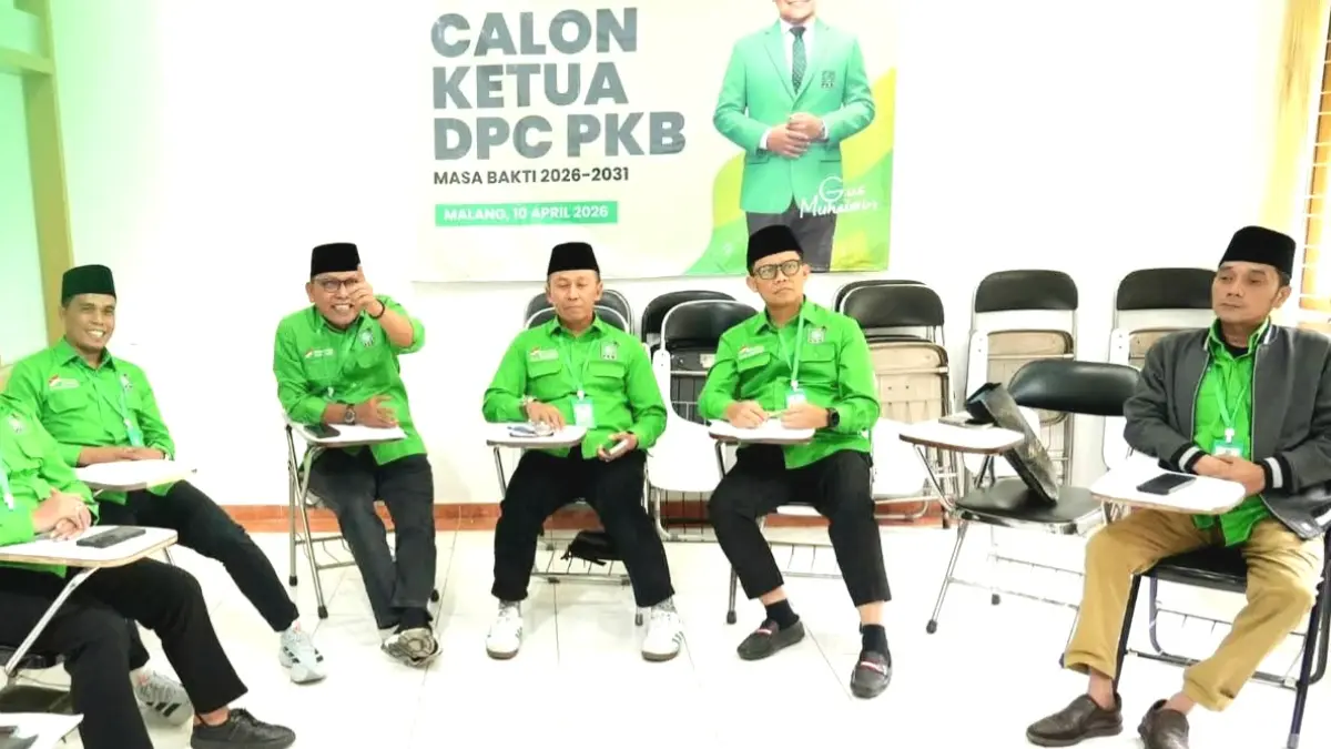 DISELEKSI: Sejumlah calon ketua DPC PKB Sampang sedang menjalani UKK tahap satu di Malang. (INSTAGRAM DPW PKB JATIM)