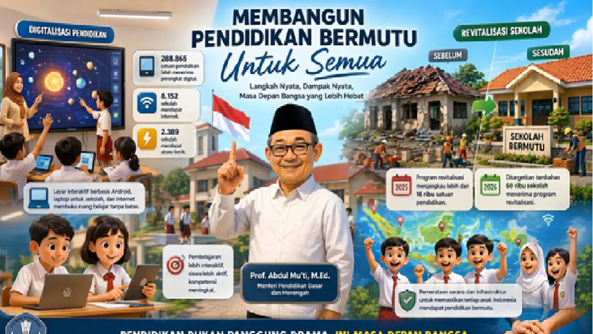 Membangun Pendidikan Bermutu untuk Indonesia