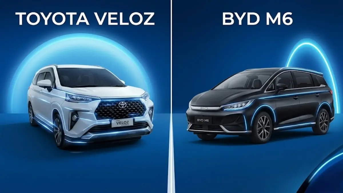 BYD M6 vs  Veloz Hybrid