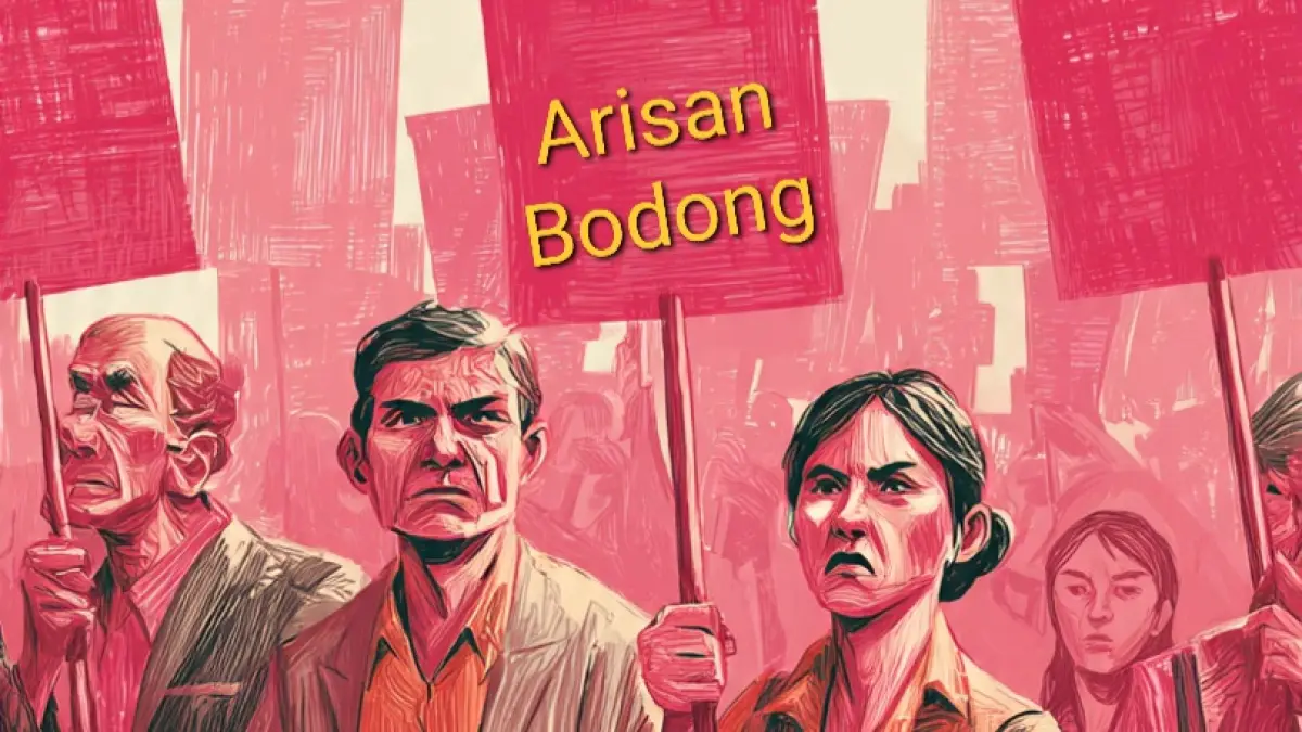 Ilusrasi Arisan Bodong (Meta AI)