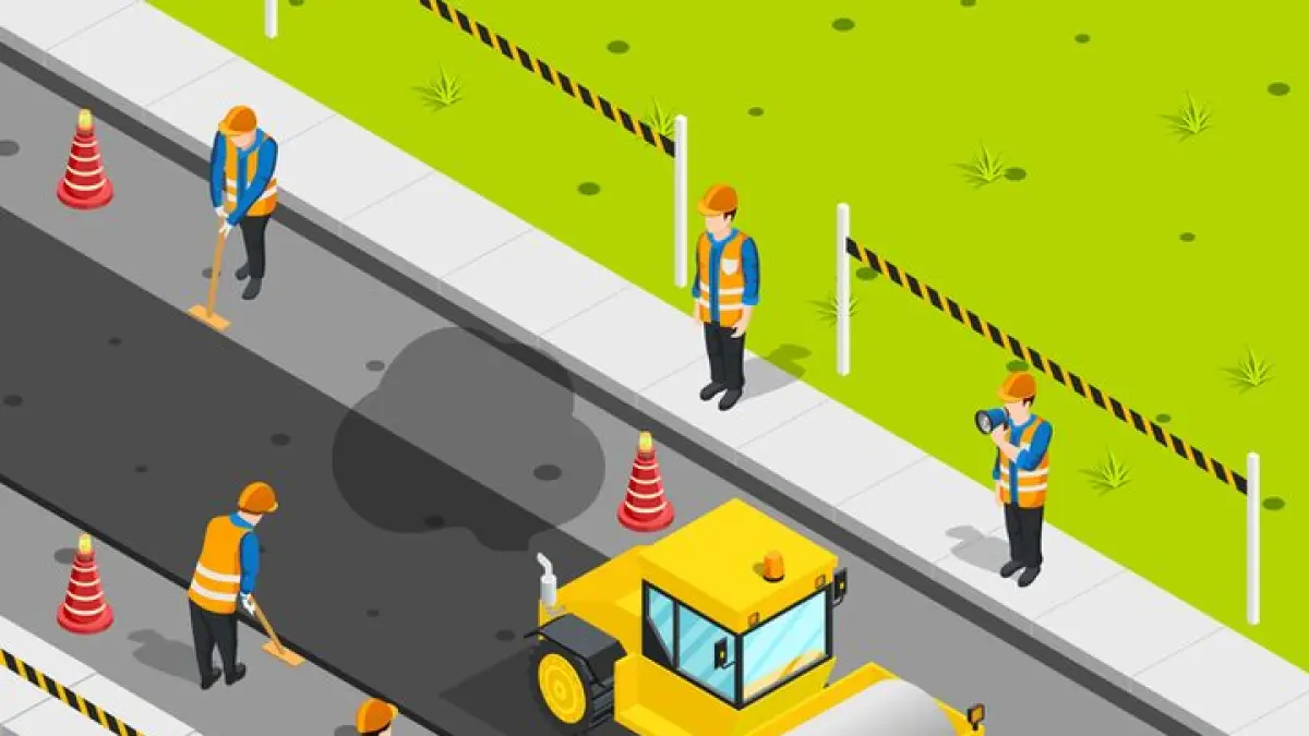 ILUSTRASI: Survei Kondisi Jalan. (FREEPIK)