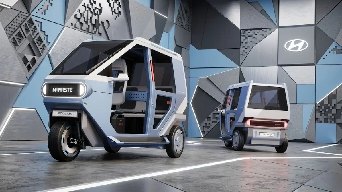 Electric Three-Wheeler Kolaborasi Hyundai dan TVS