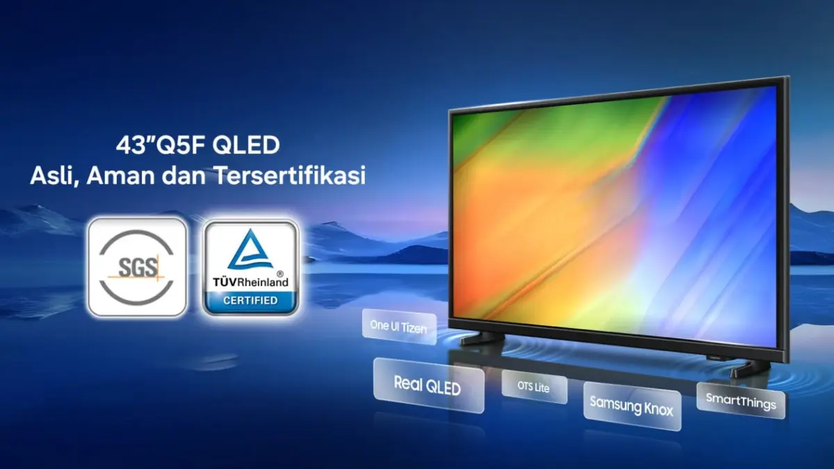 Samsung QLED Q5F 43 inci.&nbsp;