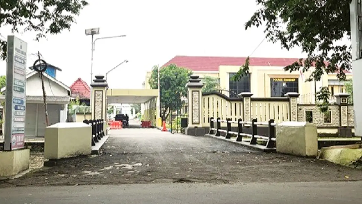MEGAH: Keberadaan kantor Polres Sumenep yang berlokasi di Desa Pabian, Kecamatan Kota, Senin (4/5). (MOH. IQBAL/JPRM)