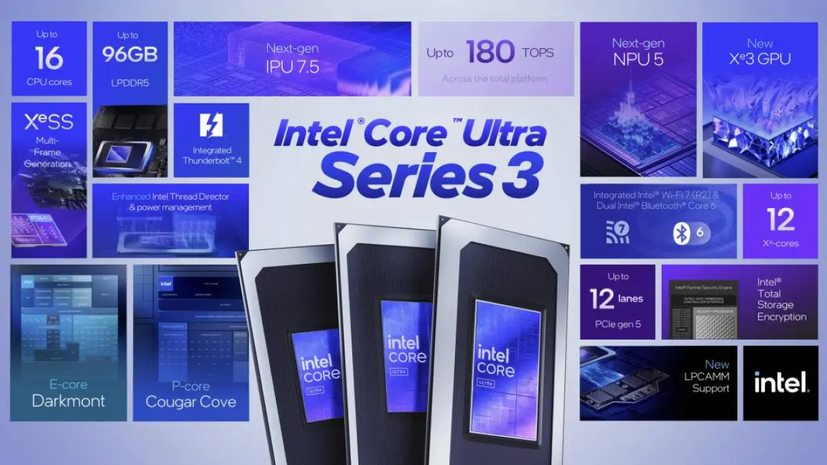 Intel Core Ultra Series 3.