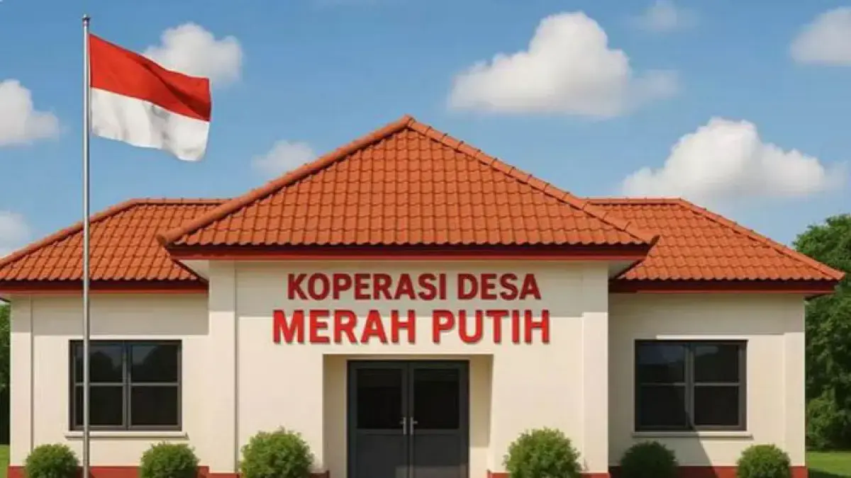 Ilustrasi Koperasi Desa Merah Putih. (RiauPos/JawaPos.com)
