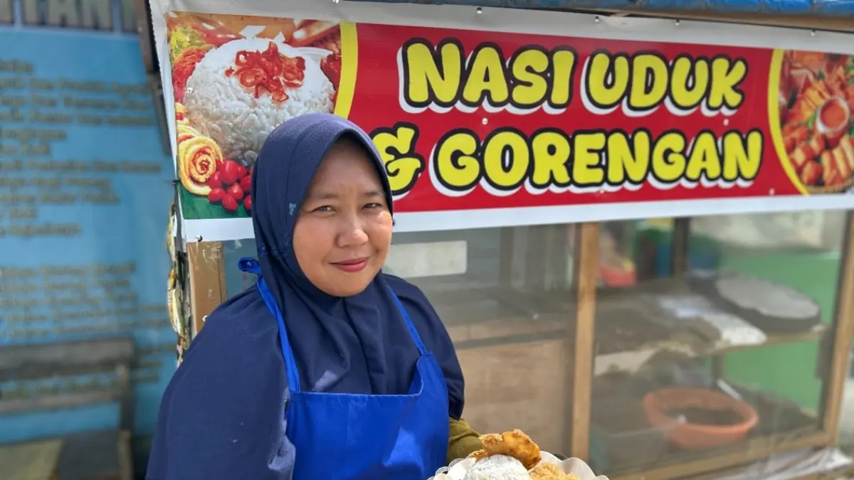 BERKEMBANG: Berkat pembinaan BRI Evanti Herawati ibu asal Lampung mulai mengembangkan usahanya dengan membuja Agen BRILink.