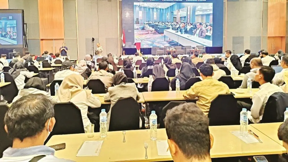 PELATIHAN: Sejumlah TFL BSPS 2026 sedang mengikuti pembekalan di Hotel Harris Gubeng, Surabaya, Selasa (26/5). (ISTIMEWA)