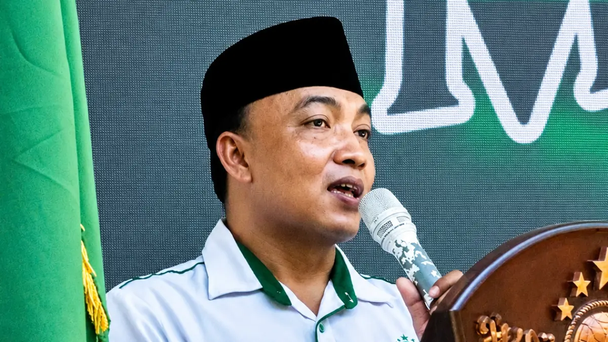 TEGAS: Ketua PCNU Pamekasan KH Muchlis Nasir.