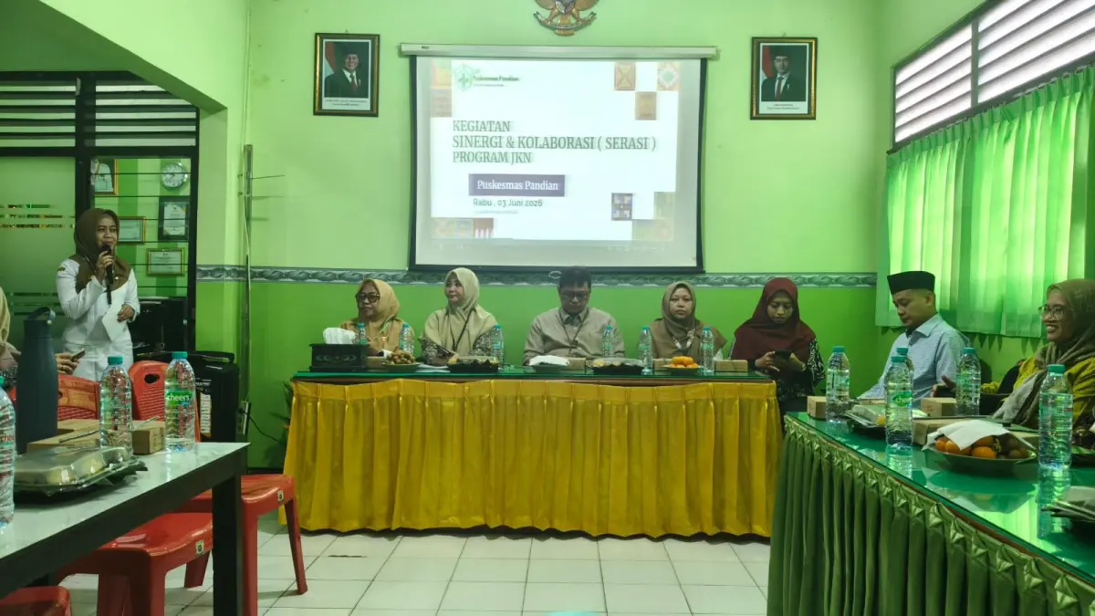 KOMITMEN: BPJS Kesehatan gelar kegiatan SERASI di Puskesmas Pandian, Sumenep, Rabu (3/6). (BPJS KESEHATAN FOR JPRM)