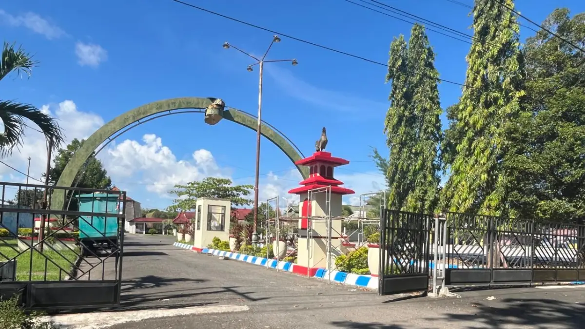 MEGAH: Keberadaan tempat olahraga Stadion A Yani yang berlokasi di Desa Pabian Kecamatan Kota.