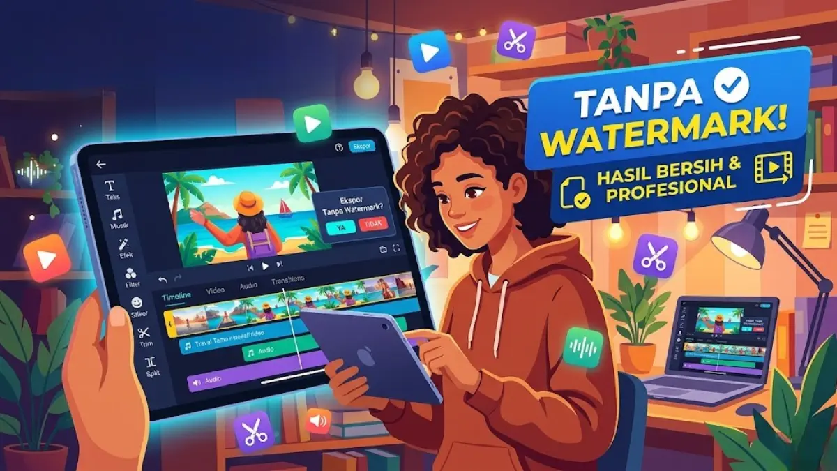 Aplikasi edit video tanpa watermark