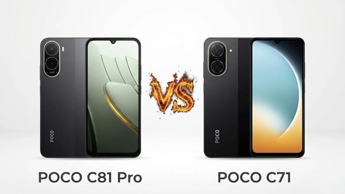 POCO C81 Pro vs POCO C71
