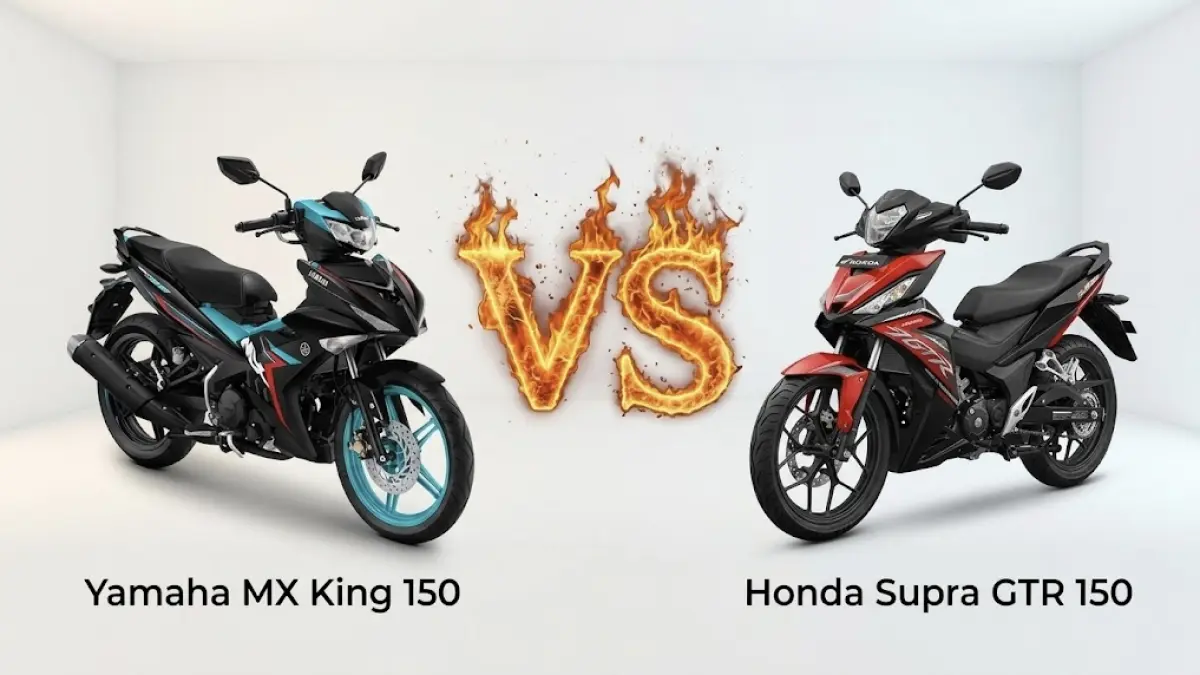 Yamaha MX King 150 vs Honda Supra GTR 150