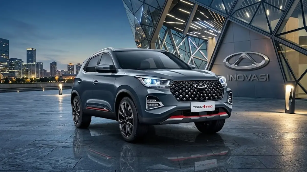 Chery Tiggo 4 Pro dengan tampilan Elegannya. 