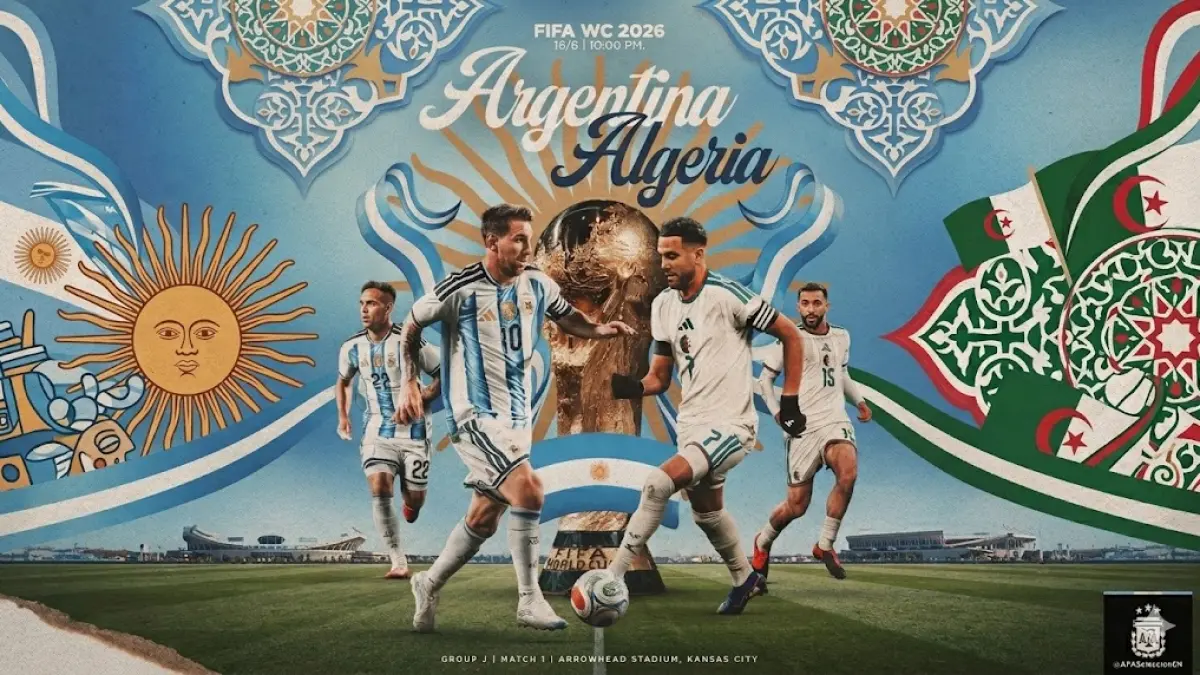 Argentina vs Aljazair di Piala Dunia 2026