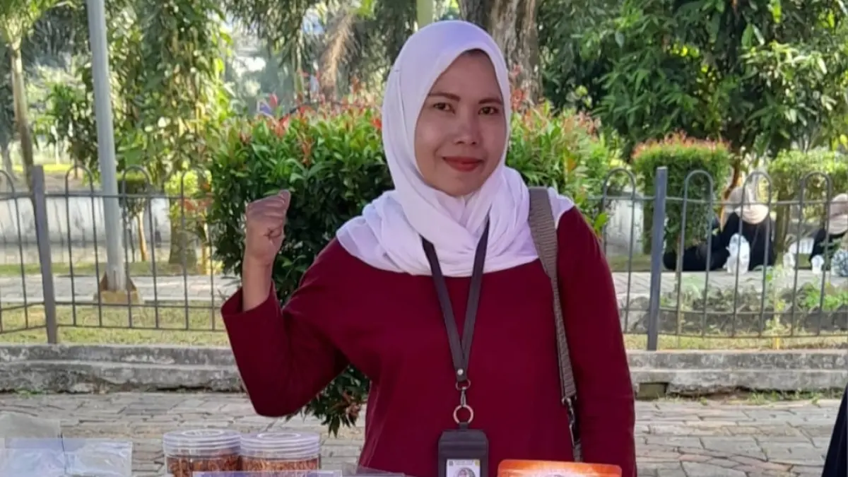 USAHA RUMAHAN: UMKM Ria Barokah milik Jufriyah asal Kota Serang, Banten.