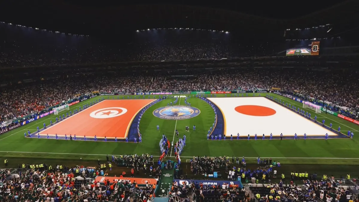 Jepang vs Tunisia