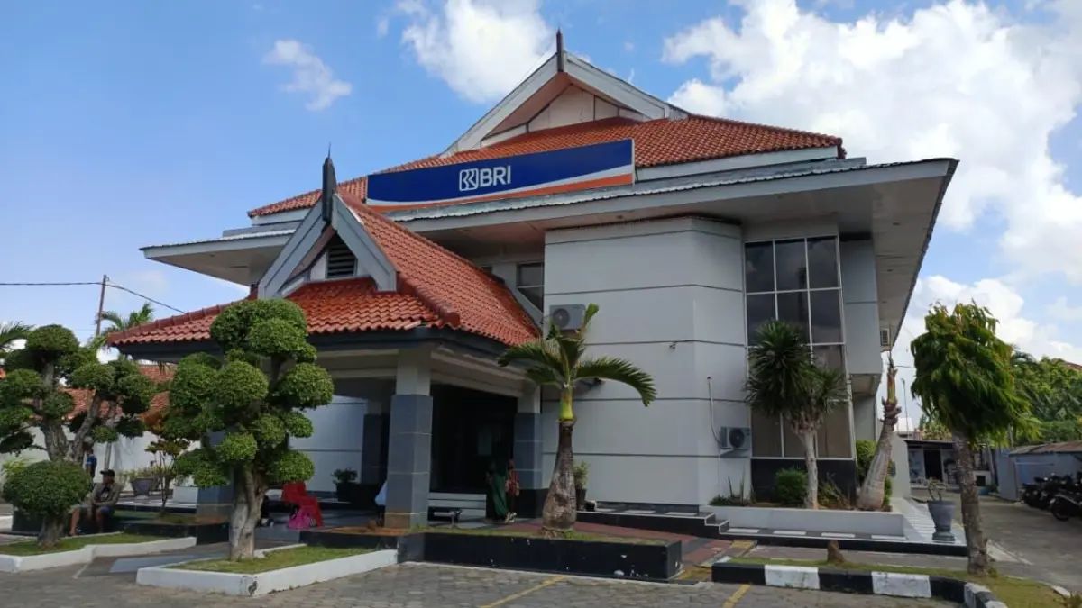 MEGAH: Keberadaan kantor BRI Branch Office Sumenep yang berada di Desa Kolor, Kecamatan Kota.