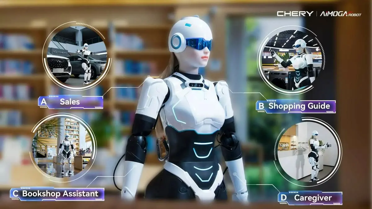 Mornine, Robot Humanoid dari Chery/Sumber Foto: Chery