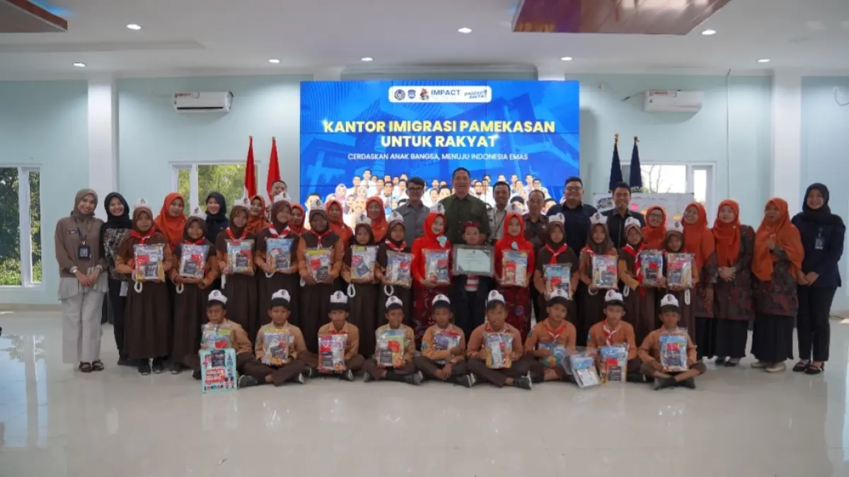 OFFICE TOUR: SDN Panglegur 3, Pamekasan belajar keimigrasian di Kantor Imigrasi Kelas II Pamekasan pada Kamis (18/6/2026).