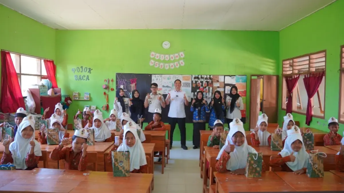 TURBA: Perwakilan Kantor Imigrasi Pamekasan mensosialisasikan kegiatan IMPACT di SDN Panglegur 3, Kabupaten Pamekasan, Rabu (17/6/2026).