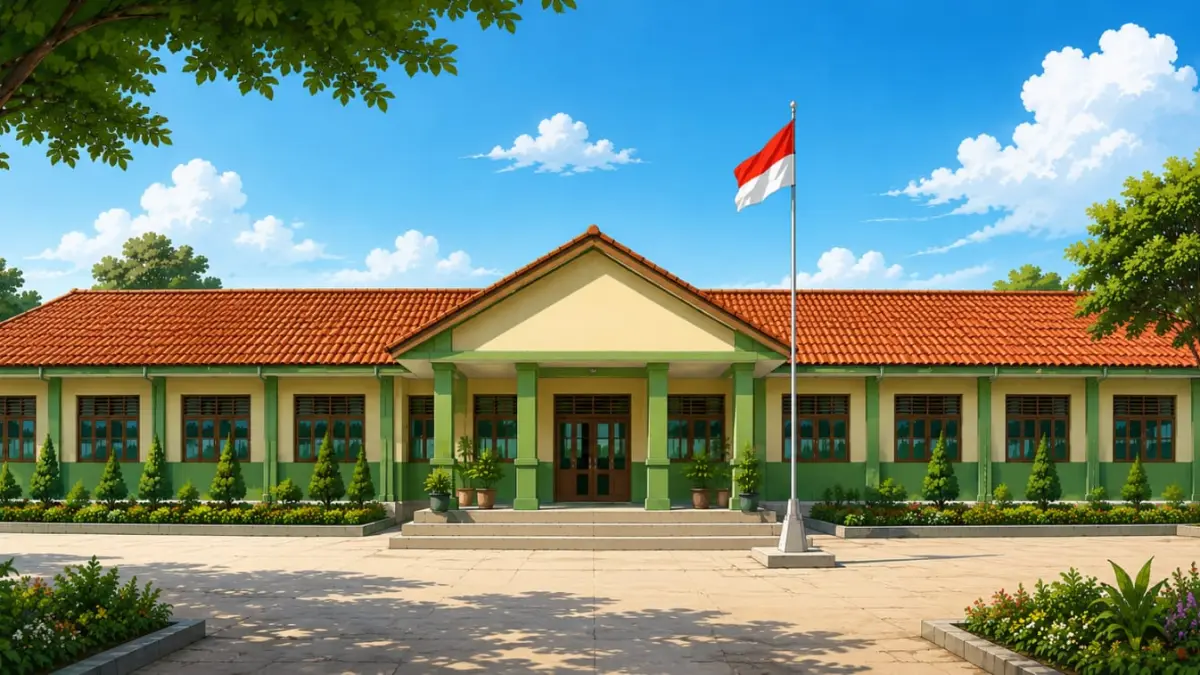 Ilustrasi sekolah