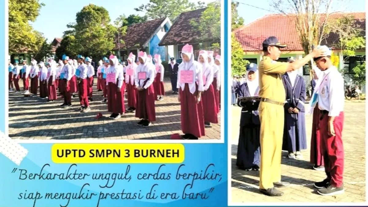 GENERASI EMAS: Siswa UPTD SMPN 3 Burneh mengikuti kegiatan MPLS di sekolahnya. (SMPN 3 BURNEH UNTUK JPRM)