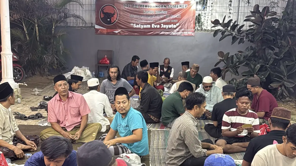 Perlombaan sedang berlangsung