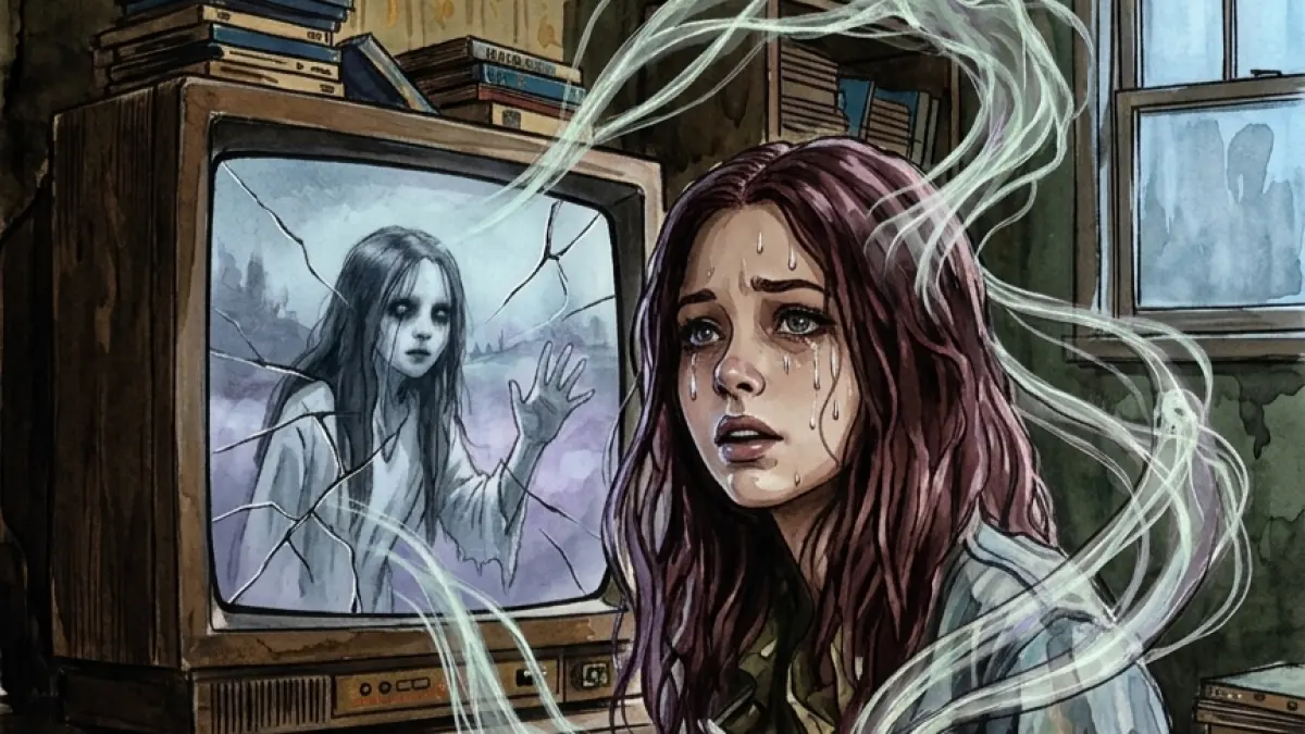 Ilustrasi Cerpen Sinyal Jiwa di Layar Kaca