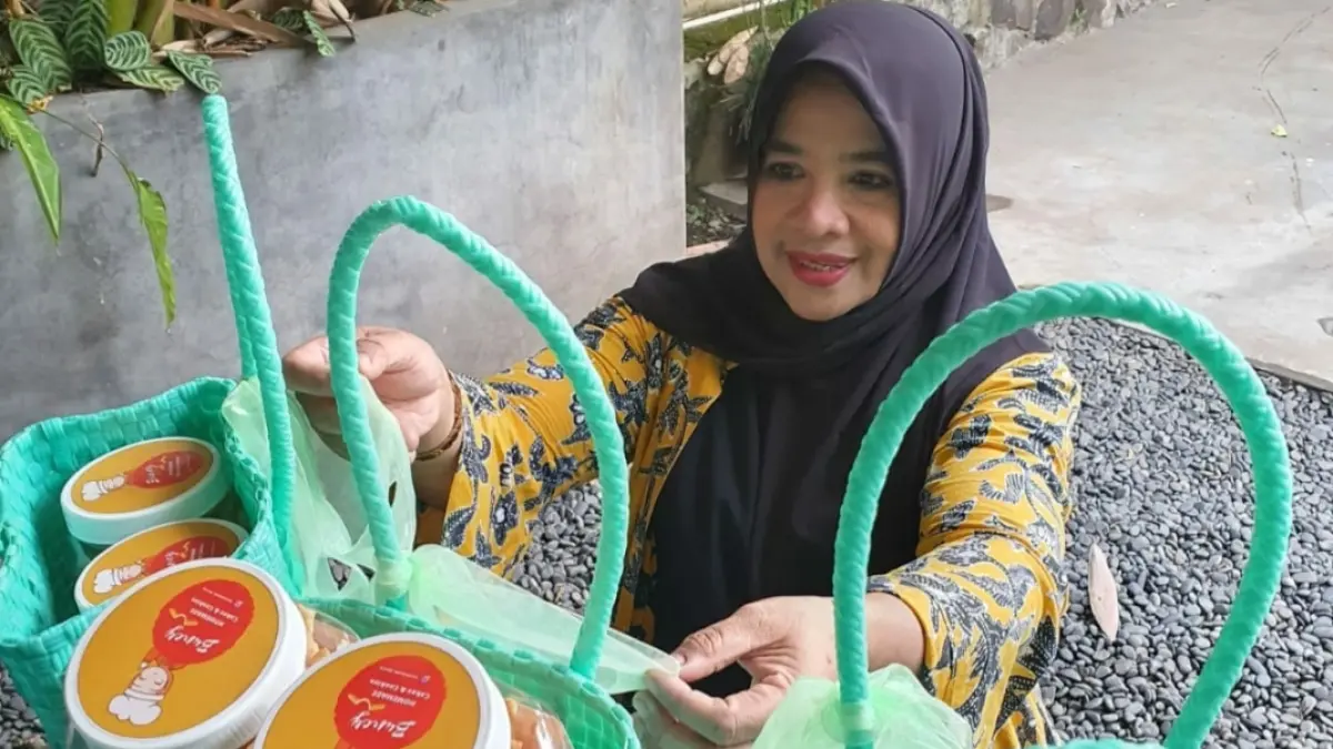 LAKU KERAS: UMKM binaan BRI semakin berkembang berkat pemberdayaan.