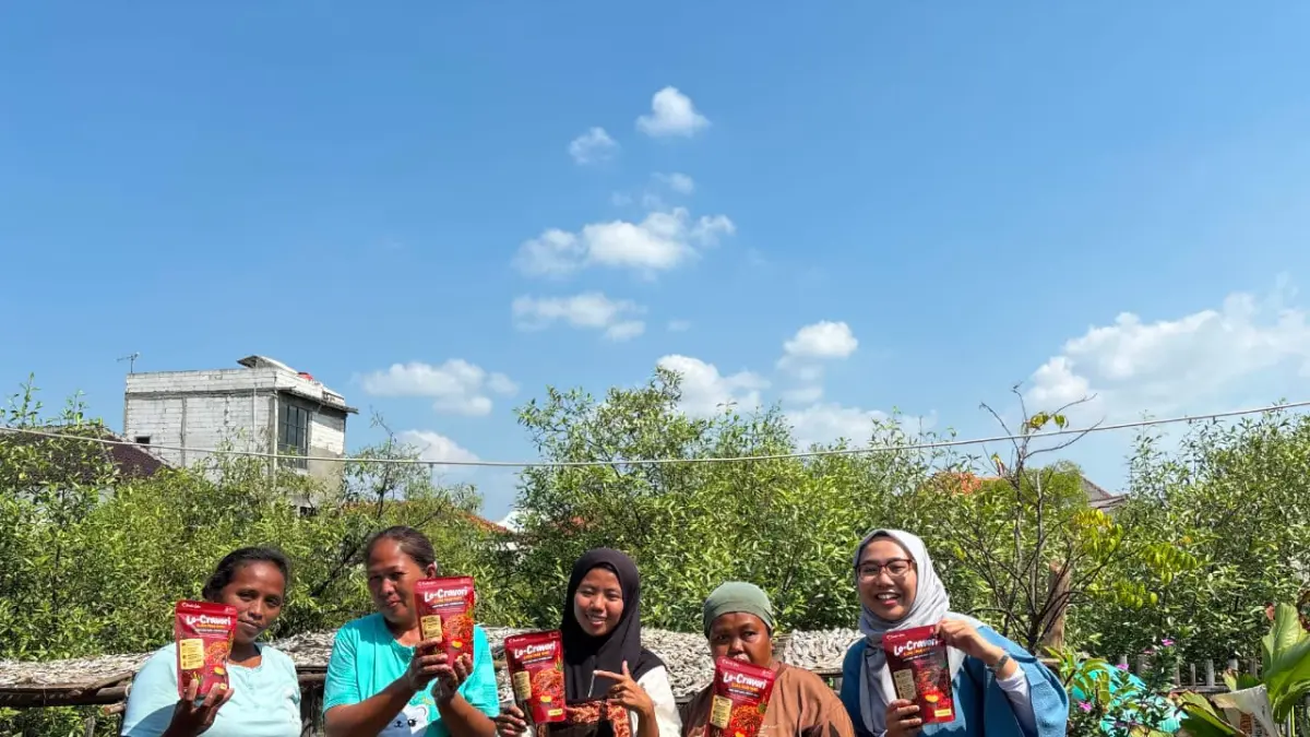 BERHASIL: UMKM binaan BRI di Desa Eretan Kulon, Kecamatan Kandanghaur, Kabupaten Indramayu sukses mengembangkan usaha.