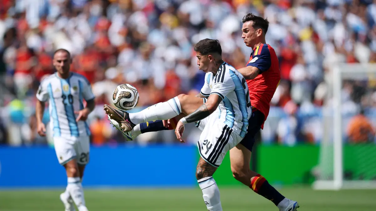 Argentina tidak berkutik dihadapan timnas Spanyol. 