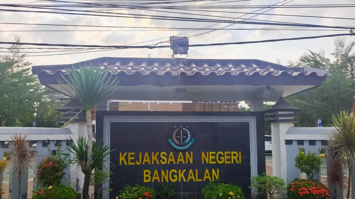 MEGAH: Kantor kejari berlokasi di Jalan Soekarno-Hatta, Bangkalan