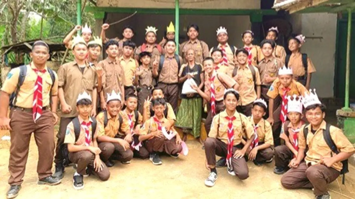 PEDULI: Kegiatan bakti sosial pembagian sembako dalam rangkaian Matamuda 2026. (DOKUMEN YAYASAN)