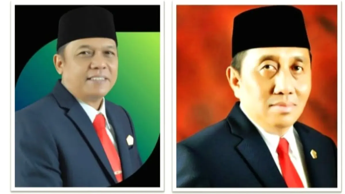 Abdul Azis Jakfar, Ketum ICMI Orsat Bangkalan dan Akademisi Universitas Trunodjoyo Madura (kiri) dan Muh. Syarif, Dewan Pakar ICMI Orsat Bangkalan dan Akademisi Universitas Trunodjoyo Madura.