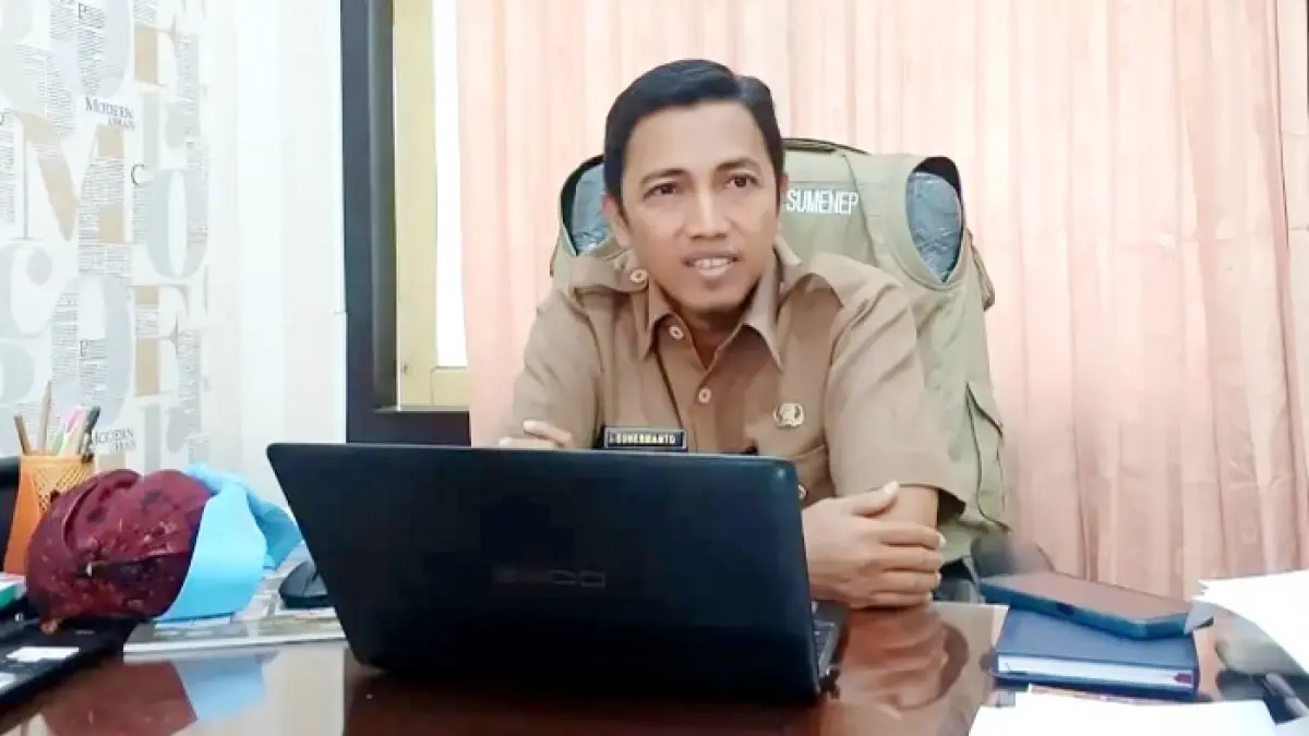 MENJELASKAN: Kepala Bidang Perencanaan, Pengembangan, Pengendalian, dan Evaluasi Pendapatan Daerah (P3EPD) Bapenda Sumenep Suhermanto. (DOKUMEN JPRM)