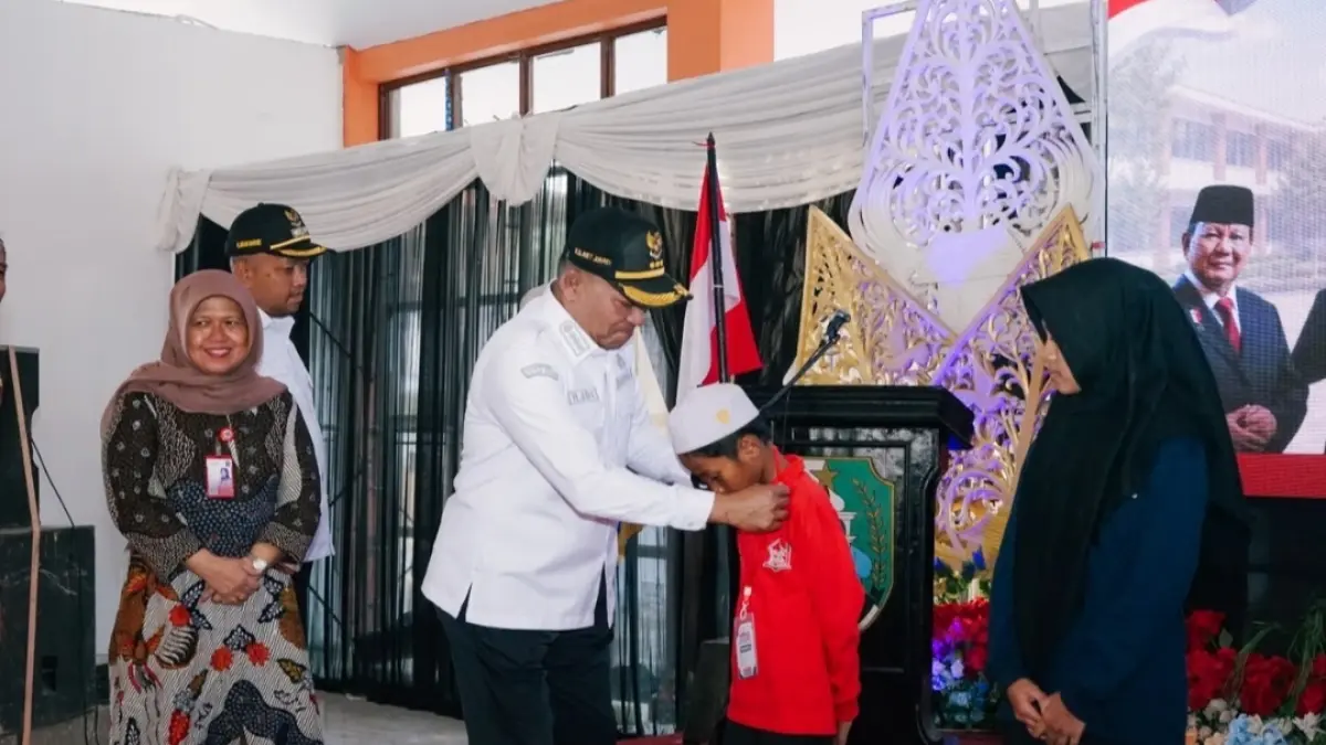 Kantor Imigrasi Kelas II Non TPI Pamekasan ikut hadir dalam kegiatan Masa Pengenalan Lingkungan Sekolah (MPLS) Sekolah Rakyat 1 di Sampang, Jumat (31/7/2026).