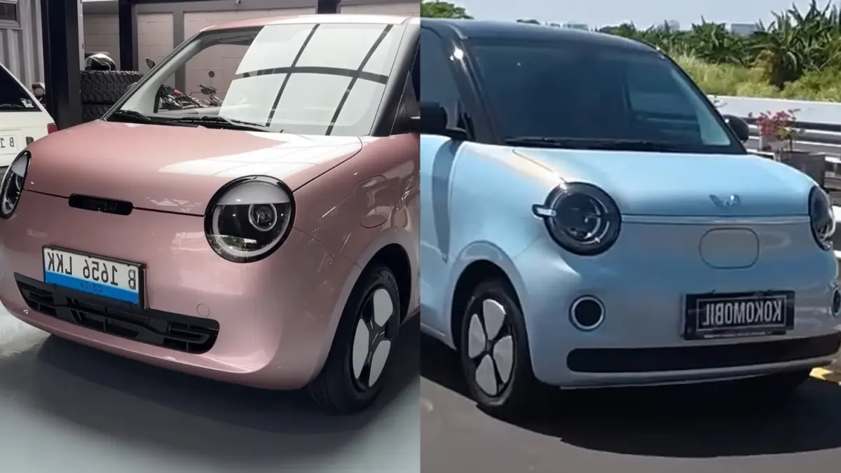 Changan Lumin vs Wuling Aira EV (Sumber kanal YouTube @motomobitv dan @kokomobil) 